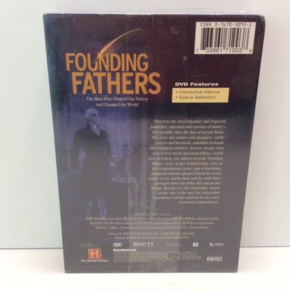 Founding Fathers Box Set DVD 2000 2-Disc History Channel Men Who Shaped Nation - Picture 2 of 5